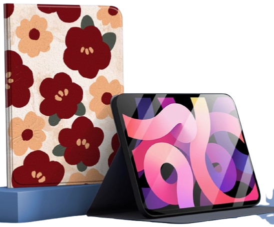 タブレットケース iPad Pro 花模様のタブレットケース