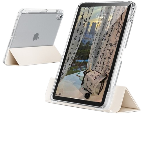 タブレットケース iPad/iPad Air/iPad Pro/mini iPad/iPad Air/iPad Pro/mini 折りたたみスタンド機能付き透明保護ケース