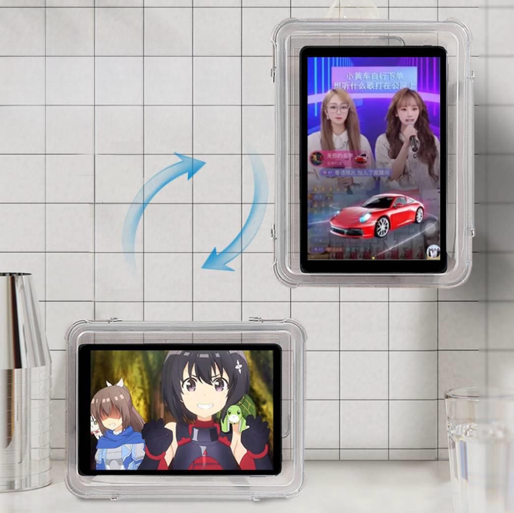 タブレットケース 浴室対応完全防水タブレット保護ケース iPad / Android