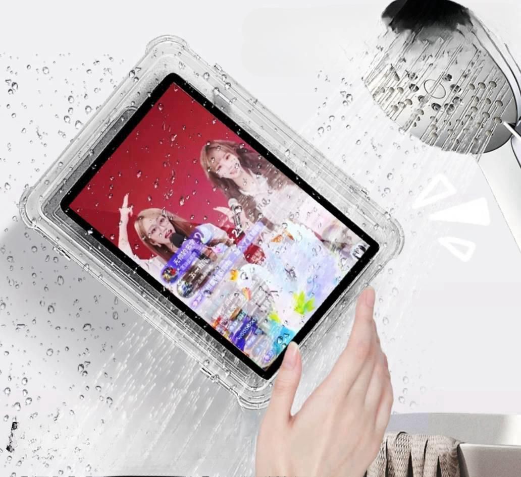 タブレットケース 浴室対応完全防水タブレット保護ケース iPad / Android