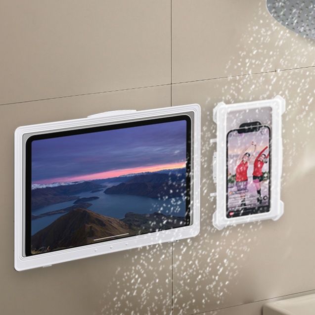 タブレットケース 360°回転式/壁掛け防水タブレット端末ケース お風呂 / シャワー