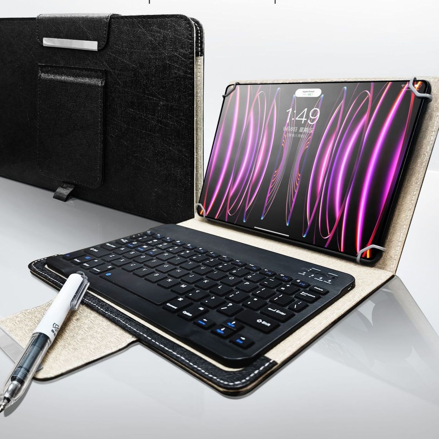 タブレットケース キーボード付き薄型保護ケース iPad/iPad Air/iPad Pro/mini