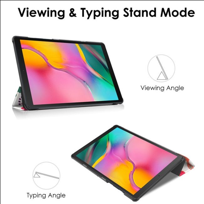 タブレットケース 花柄蝶々模様 三つ折りスタンドカバー　iPad/iPad Air/iPad Pro