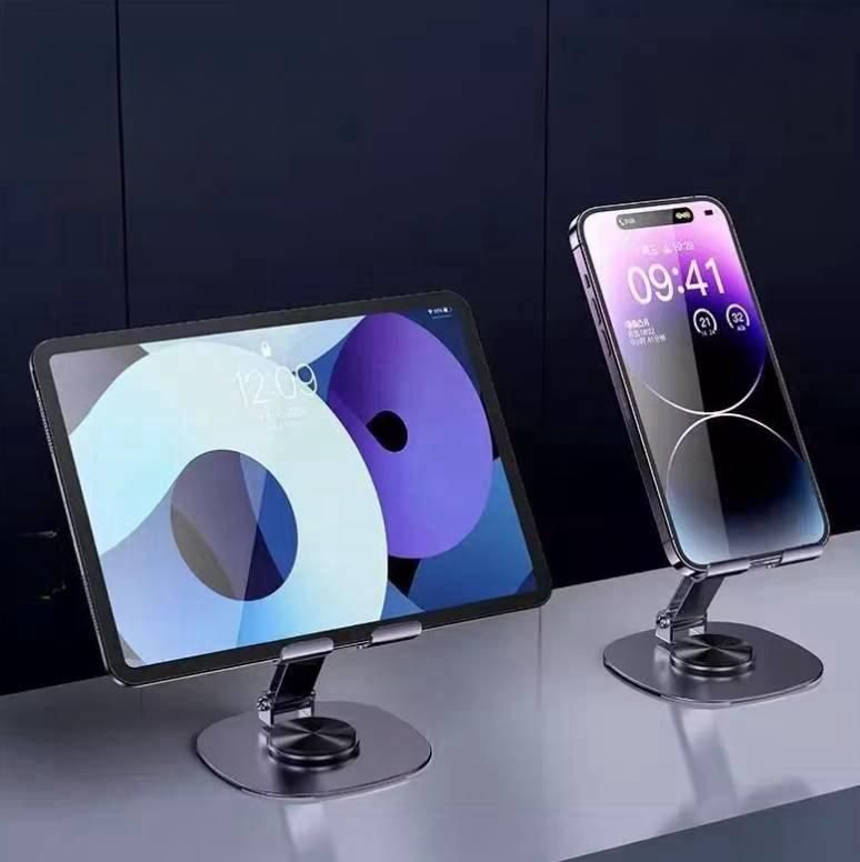 タブレットスタンド　折りたたみ式回転型タブレットスタンド　iPad / Android / Huawei /Xiaomi