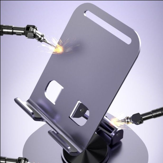 タブレットスタンド　折りたたみ式回転型タブレットスタンド　iPad / Android / Huawei /Xiaomi