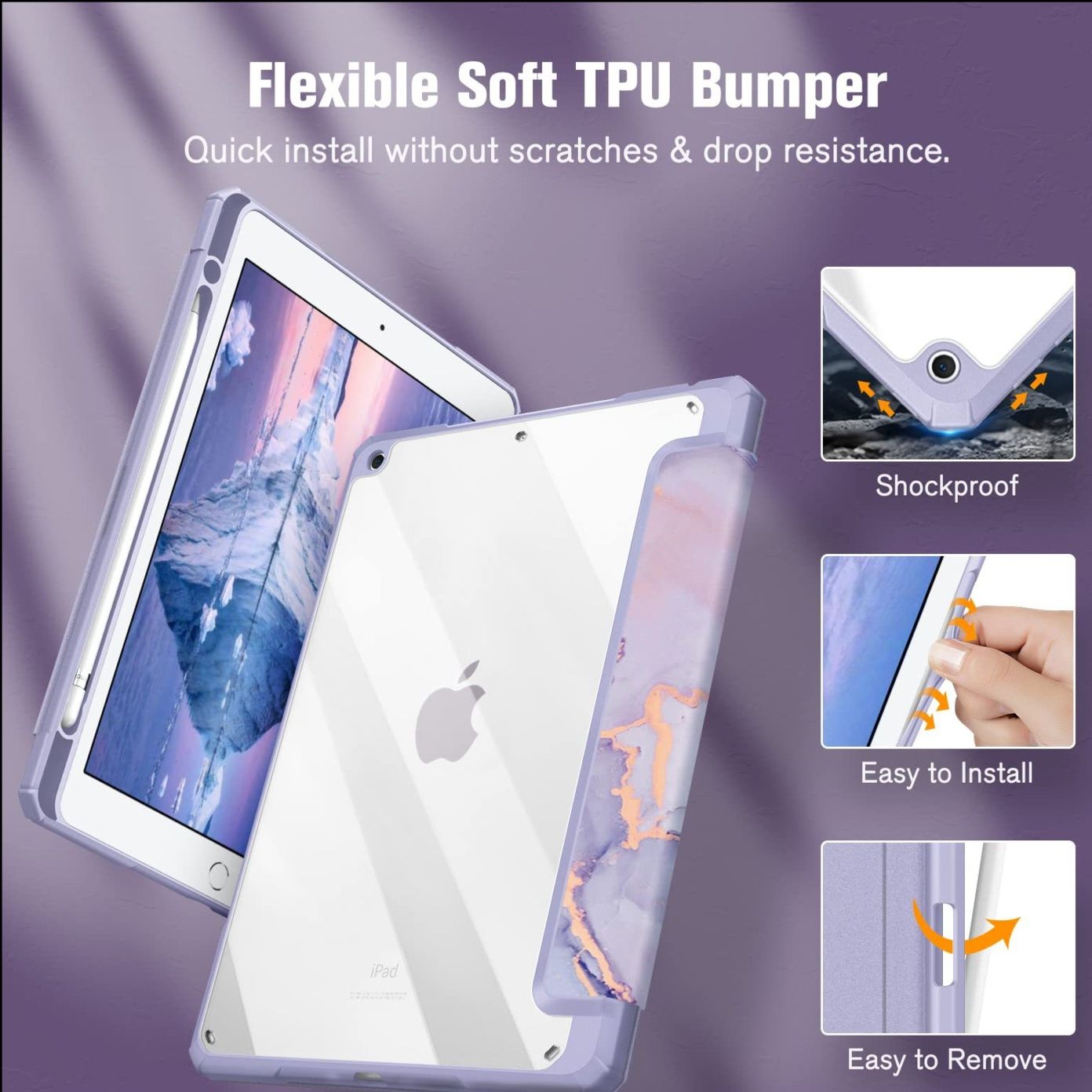 タブレットケース 大理石柄風保護ケース　iPad/iPad Air/iPad Pro/mini / Xiaomi