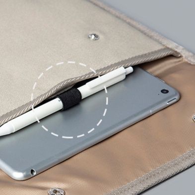 タブレットケース 収納付きスナップボタン型タブレットケース　iPad/Android/Huawei/Xiaomiタブレット 11インチ/13インチ