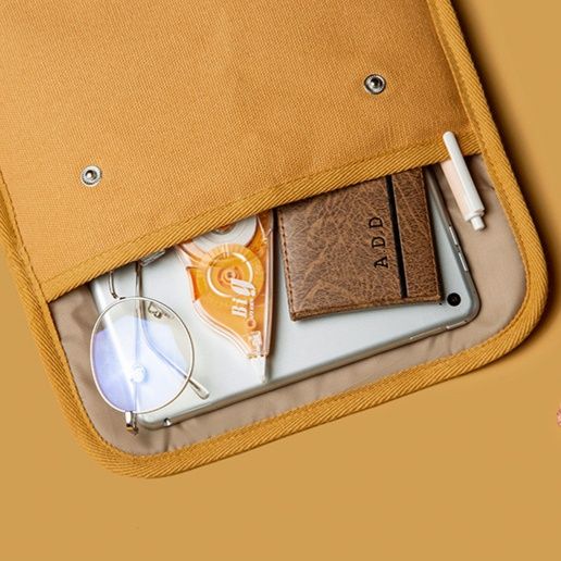 タブレットケース 収納付きスナップボタン型タブレットケース　iPad/Android/Huawei/Xiaomiタブレット 11インチ/13インチ