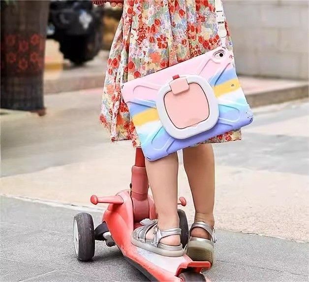 タブレットケース ハンドグリップ・スタンド機能付き/iPadケース 子供向け iPad/iPad Air/iPad Pro/mini