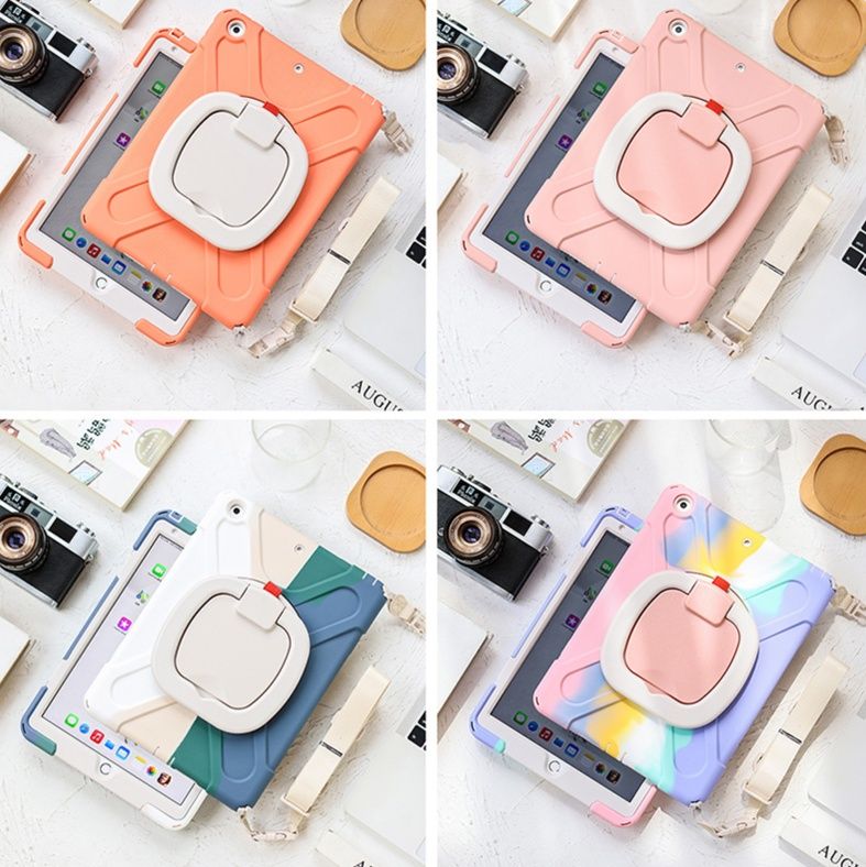 タブレットケース ハンドグリップ・スタンド機能付き/iPadケース 子供向け iPad/iPad Air/iPad Pro/mini