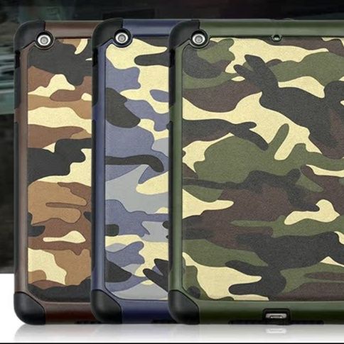 タブレットケース 迷彩柄/耐衝撃/四隅保護付きアイパッドケース iPad/iPad Air/iPad Pro/mini