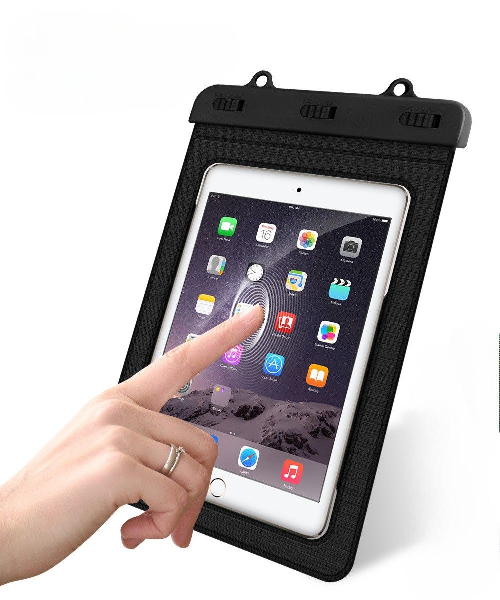 タブレットケース 透明窓付き完全防水タブレットケース　iPad Apple Xiaomi Huawei 27cm×16.6cm