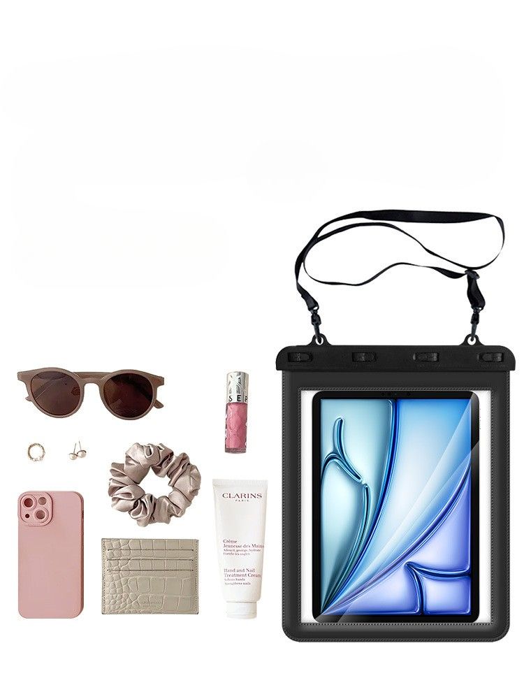 タブレットケース 透明窓付き完全防水タブレットケース　iPad Apple Xiaomi Huawei 27cm×16.6cm