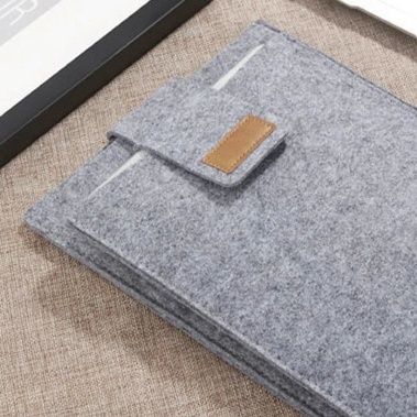 タブレットケース フェルト素材の封筒型タブレットケース iPad / Huawei / Xiaomi / OPPO