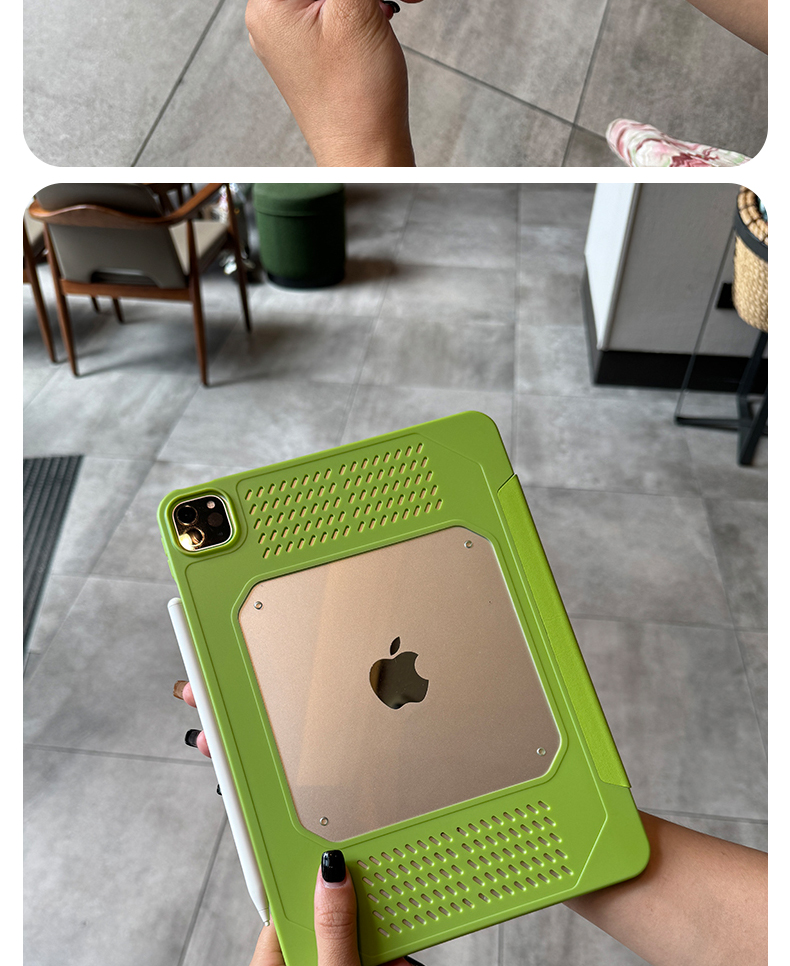 タブレットケース 多角形スタンド式 通気性抜群タブレットケース