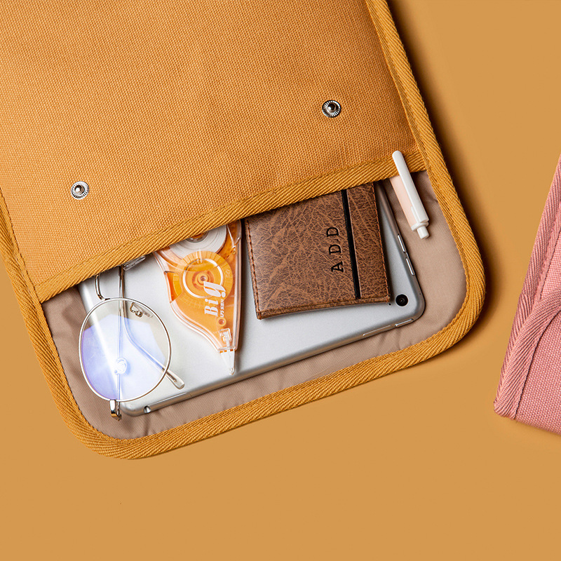 タブレットケース 多機能ポケット付き封筒型タブレット収納ケース