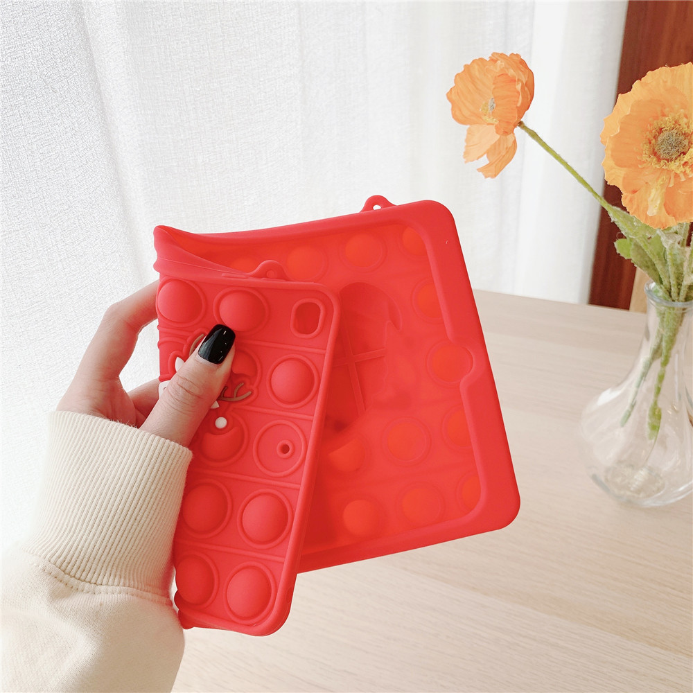 タブレットケース サンタクロースとトナカイ柄/タブレットケース iPad/iPad Air/iPad Pro/mini