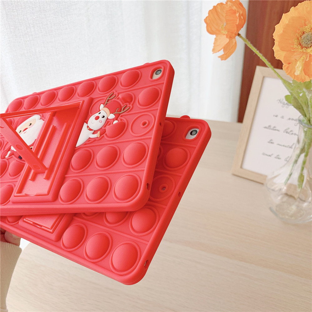 タブレットケース サンタクロースとトナカイ柄/タブレットケース iPad/iPad Air/iPad Pro/mini