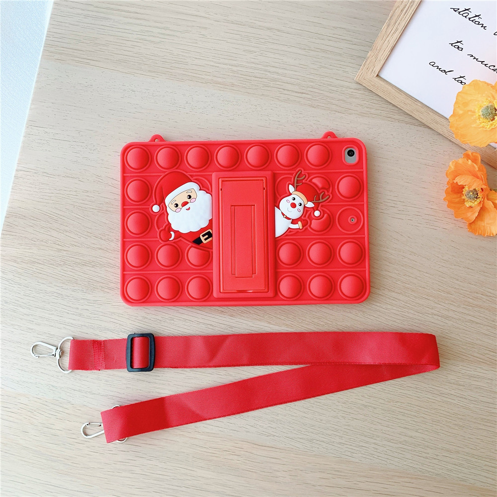 タブレットケース サンタクロースとトナカイ柄/タブレットケース iPad/iPad Air/iPad Pro/mini