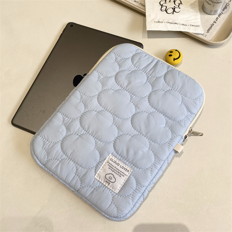 iPad/macbook Air Pro ふわもこ雲模様タブレットケース