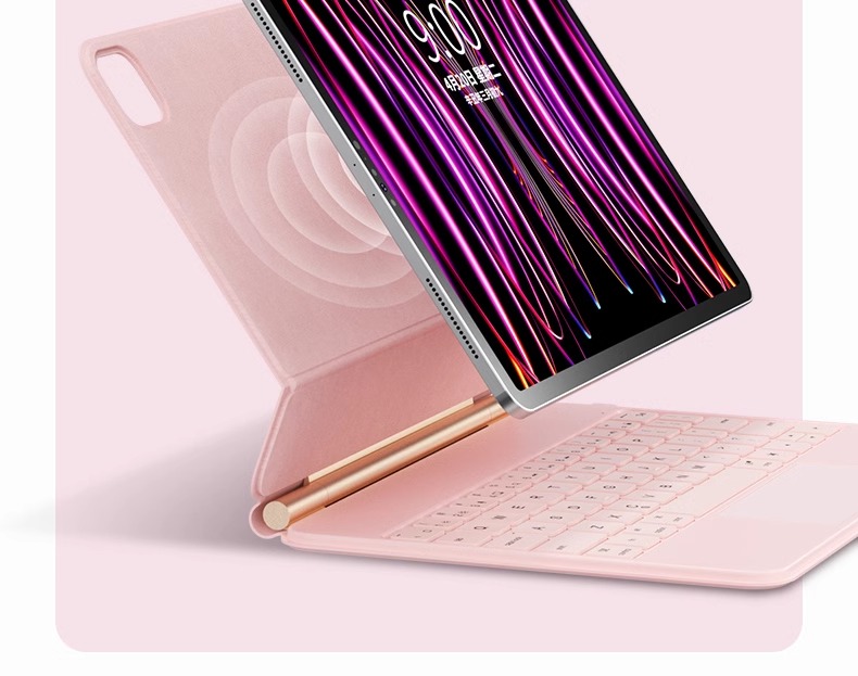 iPad/タブレットケース 磁石浮遊式タブレット用薄型キーボードケース