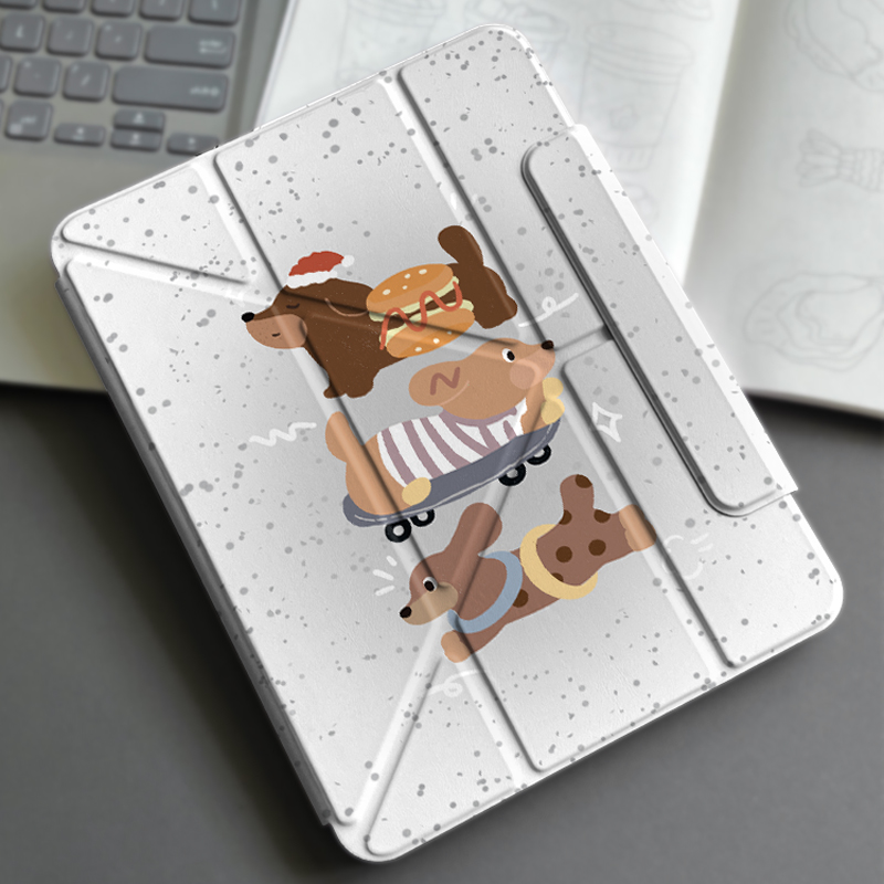 タブレットケース タブレットケース ゆるかわ動物イラスト保護カバー