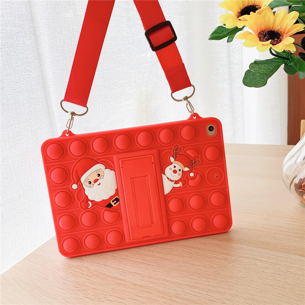 タブレットケース サンタクロースとトナカイ柄/タブレットケース iPad/iPad Air/iPad Pro/mini