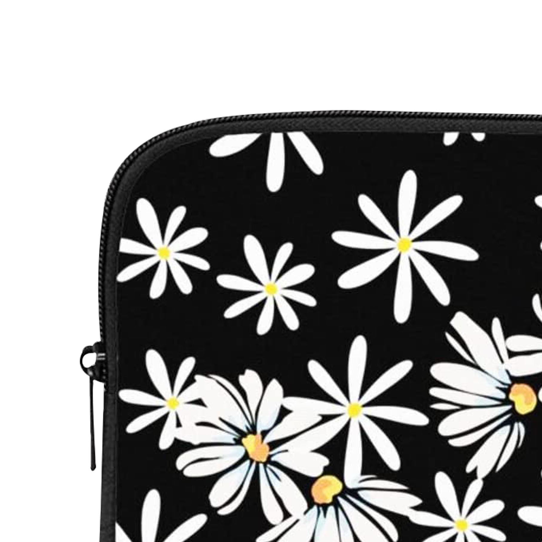 タブレットケース 花柄プリント薄型ジッパー式保護カバー　14インチ