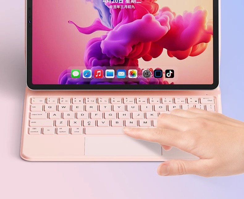 iPad/タブレットケース 磁石浮遊式タブレット用薄型キーボードケース