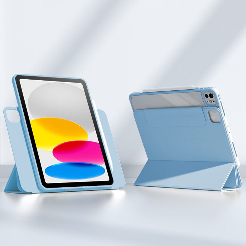 タブレットケース タブレットケース 磁力吸着式フレームレス保護カバー
