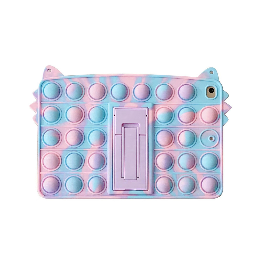 タブレットケース プッシュポップ立体デザイン肩掛けストラップ付きアイパッドケース　iPad/iPad Air/iPad Pro/mini