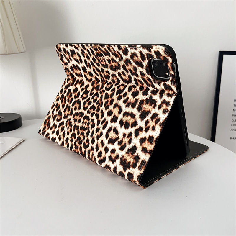 タブレットケース ヒョウ柄/手帳型/タブレットケース　iPad/iPad Air/iPad Pro/mini