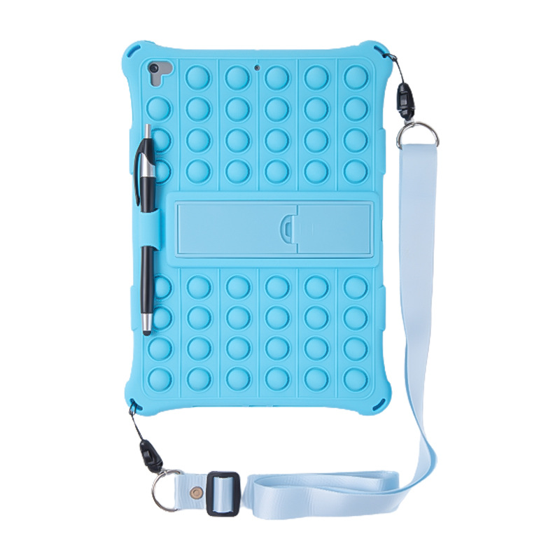 タブレットケース 押し心地抜群！立てかけ型タブレット保護ケース iPad