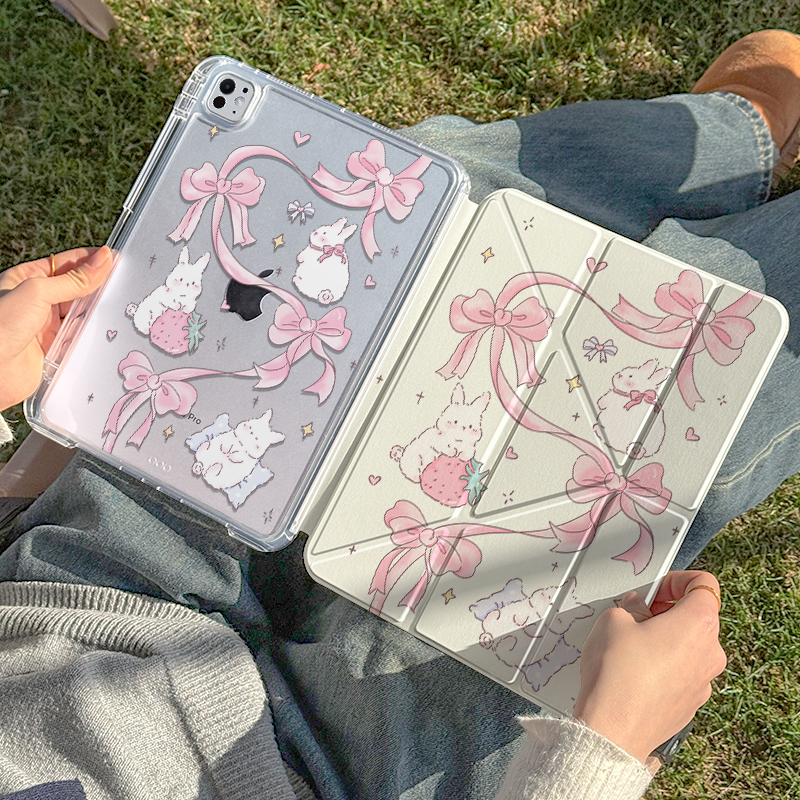タブレットケース かわいい動物たちの夢見るアイパッドケース