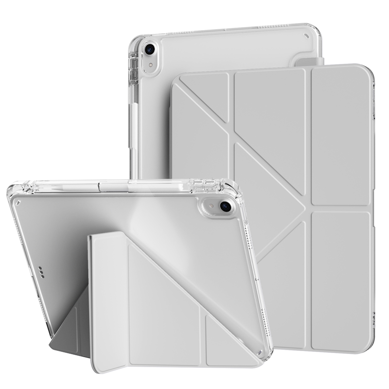 タブレットケース タブレットケース 透明ソフト筆槽付き保護カバー