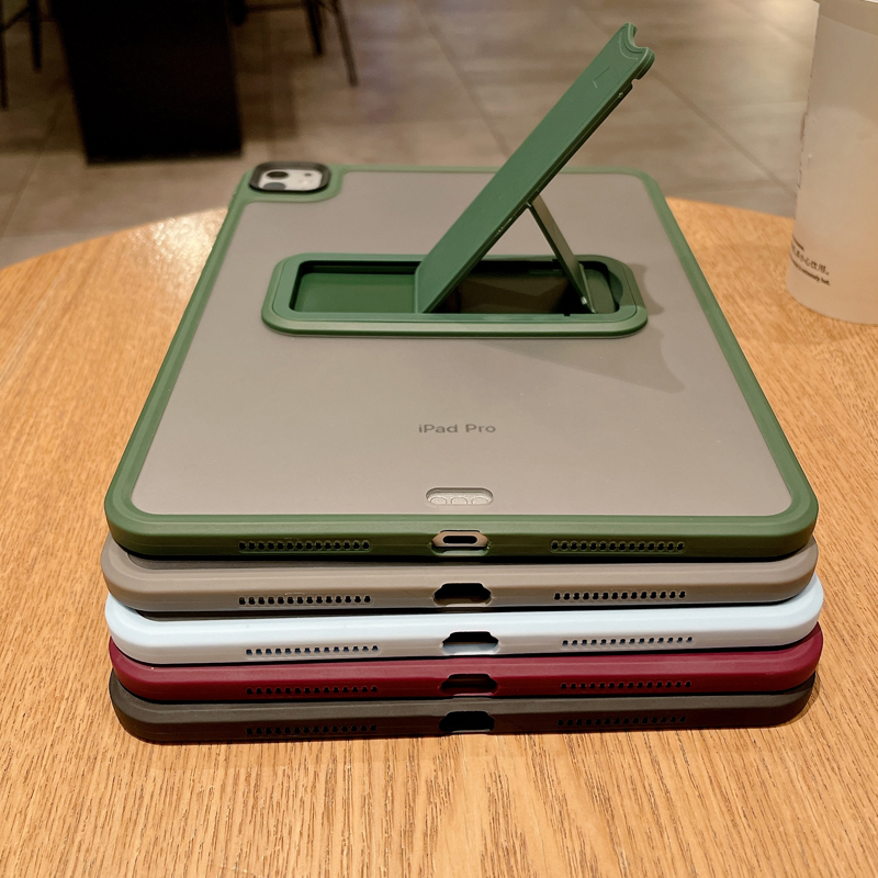 タブレットケース スタンド機能付き半透明タブレットケース
