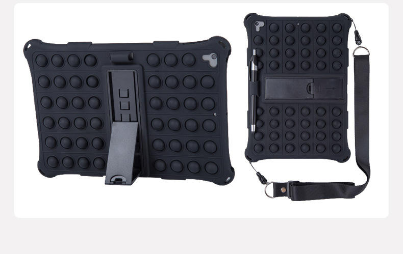 タブレットケース 押し心地抜群！立てかけ型タブレット保護ケース iPad