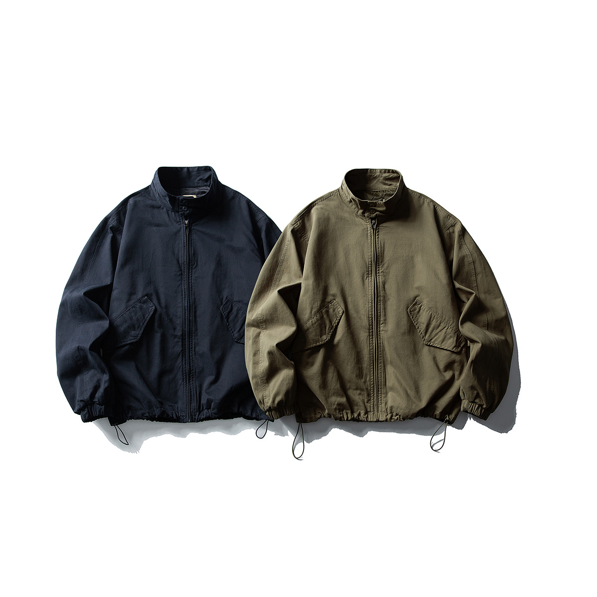 【極美品】RADIATE メッシュレイヤードミリタリーブルゾン 38 立ち襟フラップポケット軍風ジャケット ミリタリージャケット