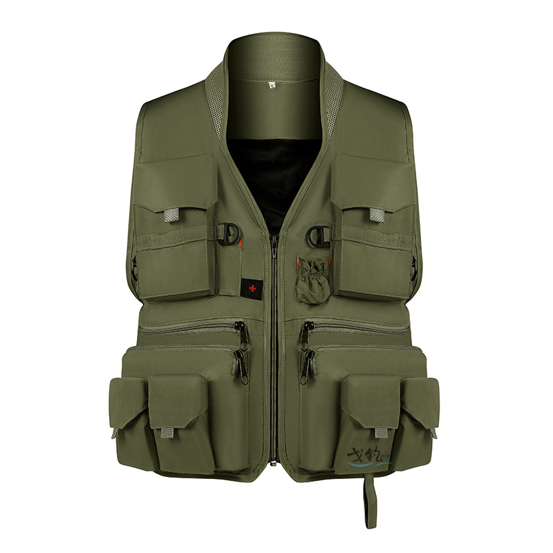 ミリタリージャケット 機能性多ポケット戦術ベスト