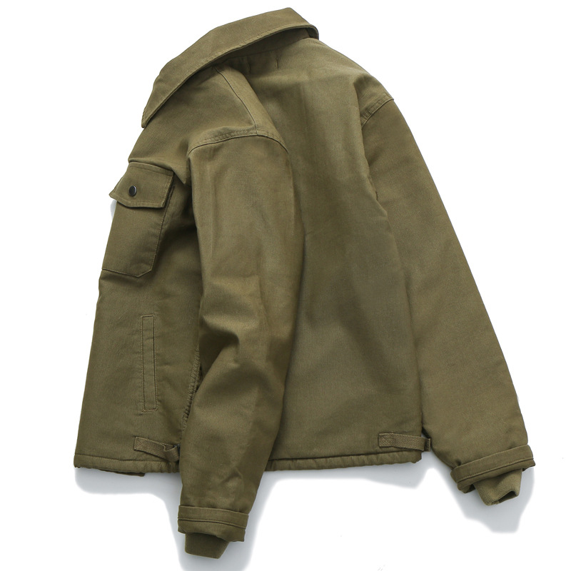 裏ボア付き実用ワークジャケット ミリタリージャケット