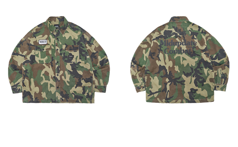迷彩ワークジャケット 戦闘服風 ミリタリージャケット 