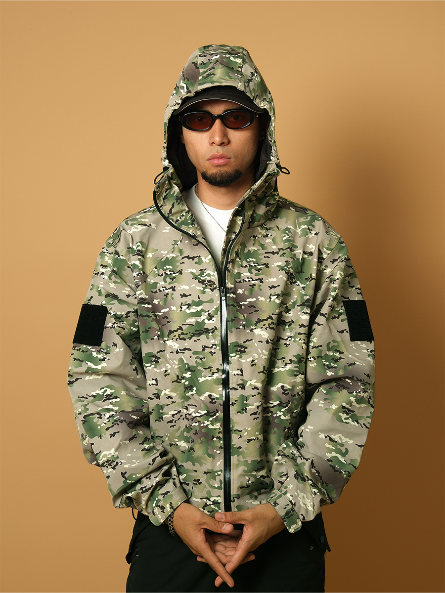 フード付き迷彩戦術ジャケット ミリタリージャケット