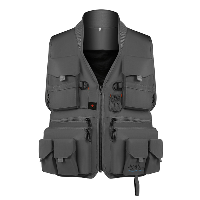 ミリタリージャケット 機能性多ポケット戦術ベスト