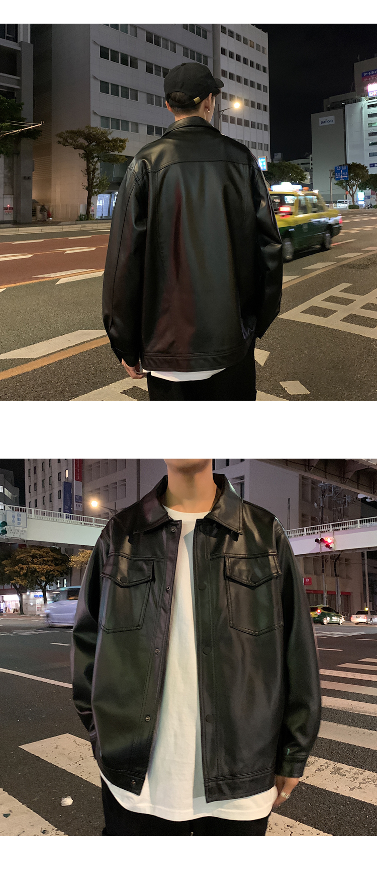 ミリタリージャケット 本革仕様多機能ポケット付きミリタリージャケット