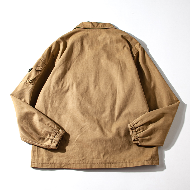 多機能ポケット付き戦闘服風ワークジャケット　ミリタリージャケット 