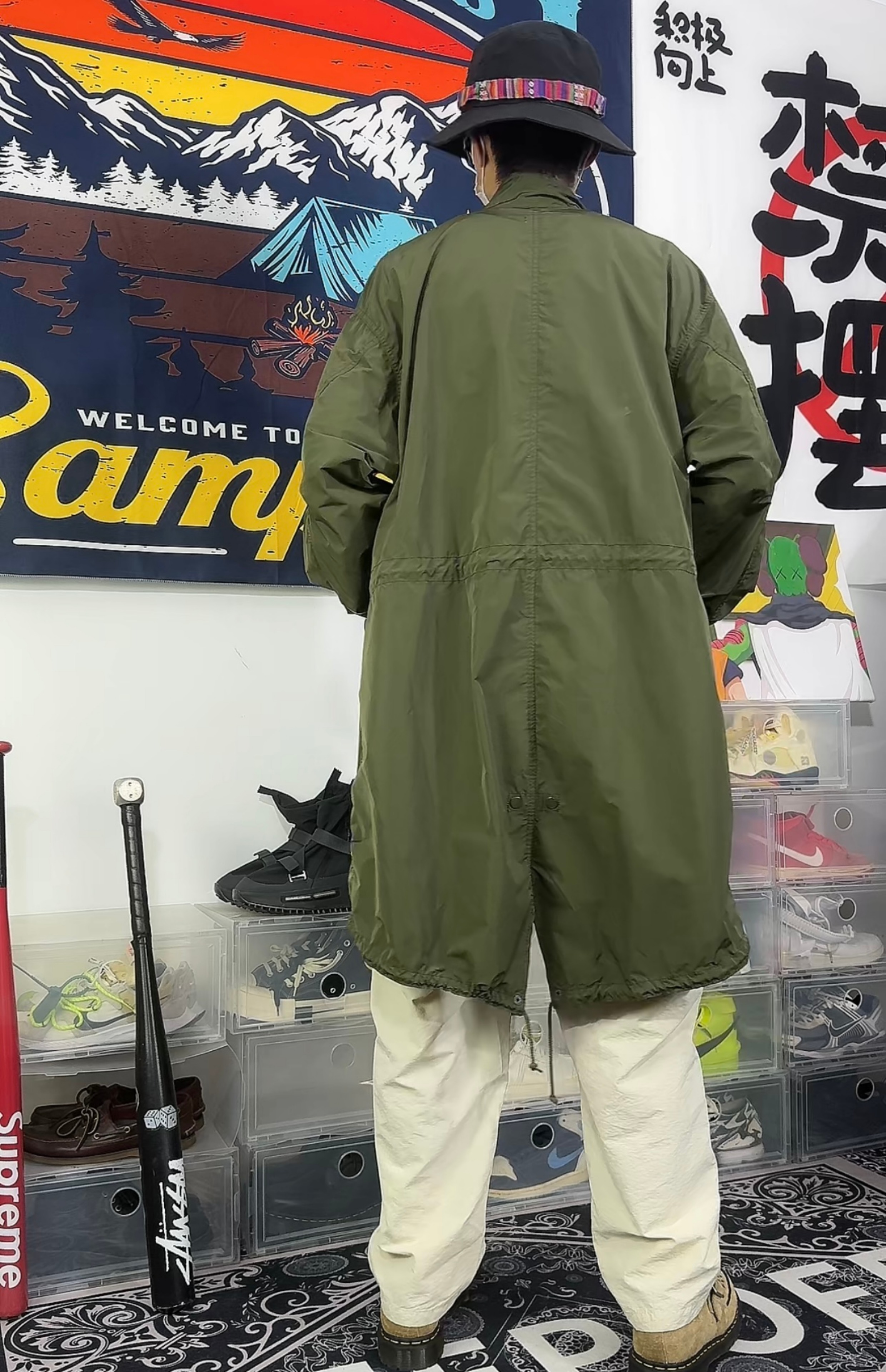 オーバーサイズフィールドコート ミリタリージャケット 
