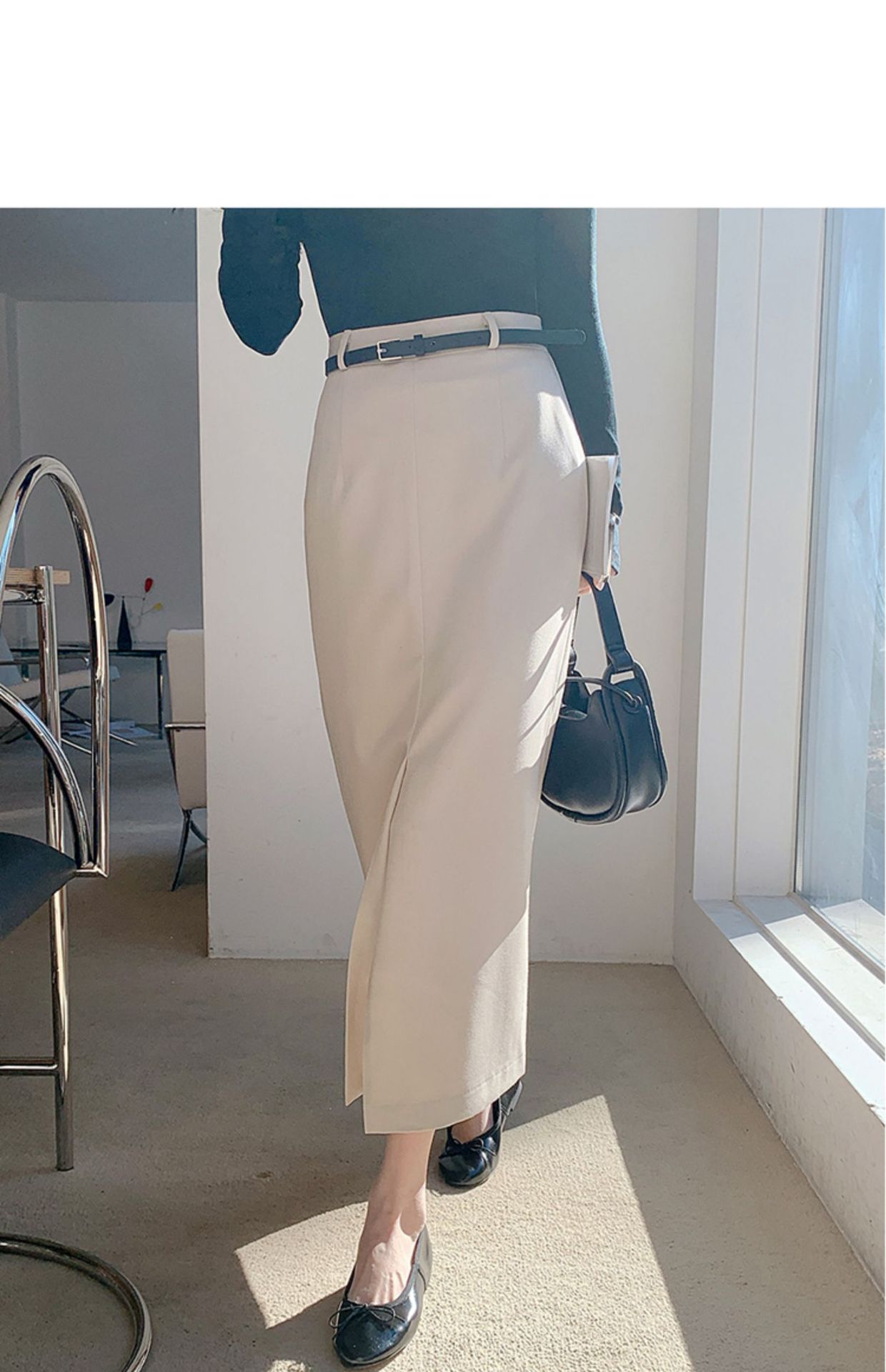 タイトスカート 上品な大人スタイル美脚見せタイトスカート
