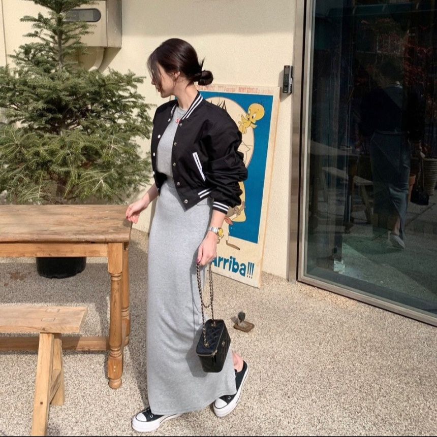 タイトスカート 美脚効果抜群ストレッチ素材マキシ丈タイトスカート