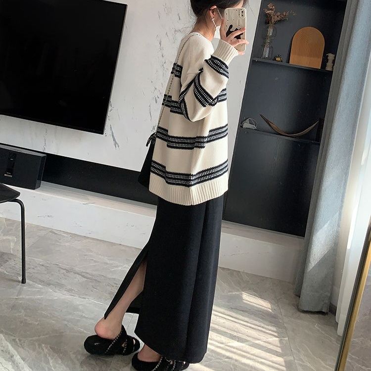 タイトスカート 大人上品な体型カバー美脚タイトスカート