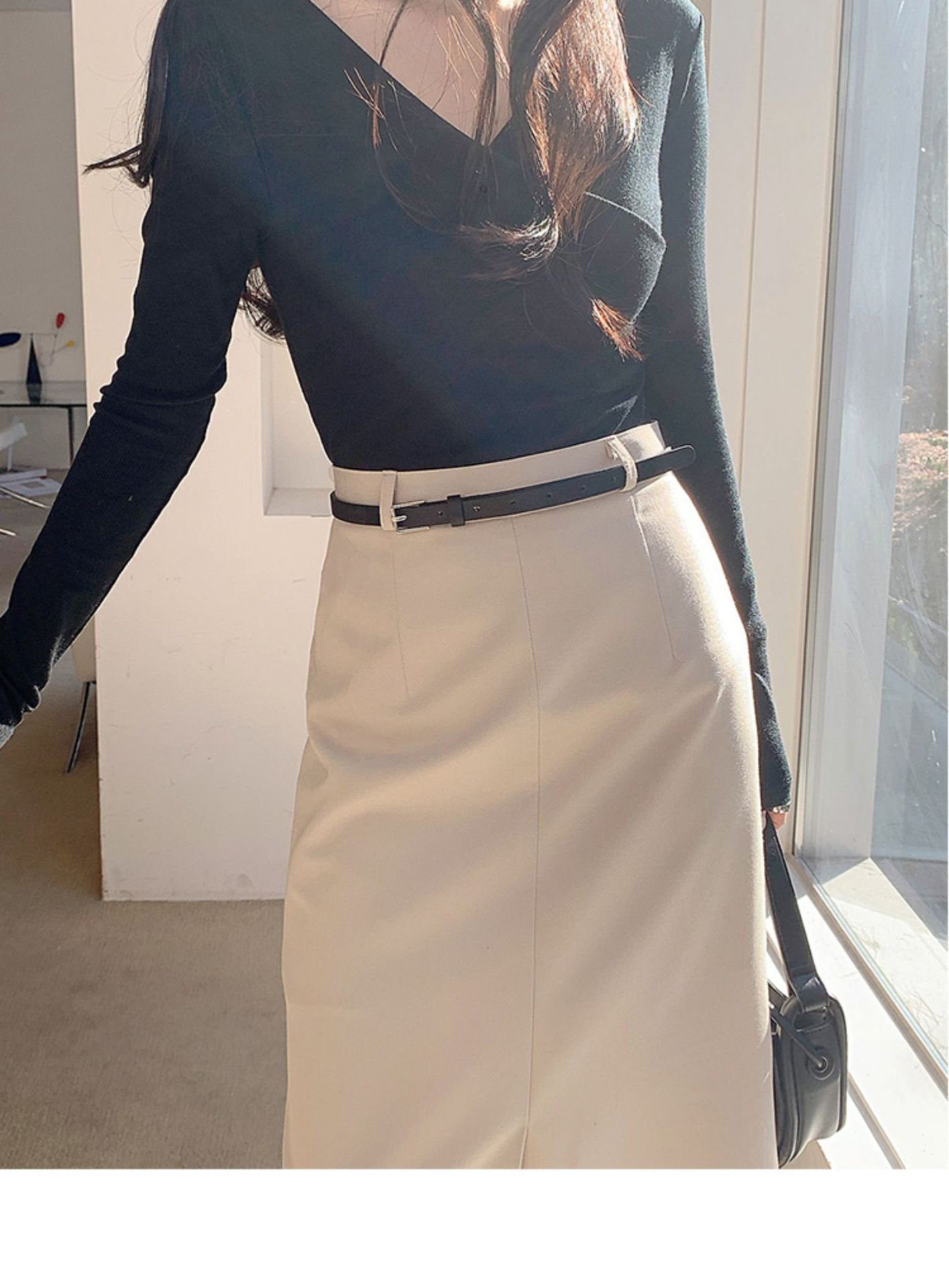 タイトスカート 上品な大人スタイル美脚見せタイトスカート